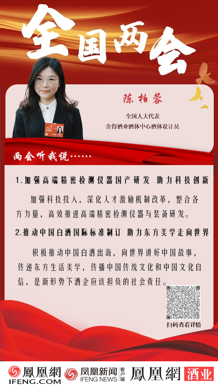 全国人大代表、舍得酒业陈柏蓉:紧抓三大利好信号 助力实现中国式现代化