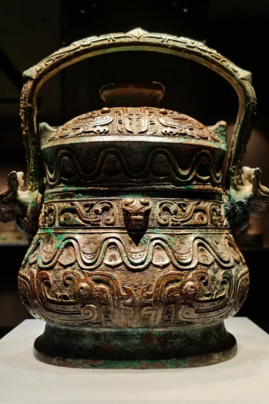 中国古美術 西周 青銅器 匍雁形盉 禮器 酒器 銘文 邢国 周代 古代青銅 古玩 匍雁铜盉- 河南博物院
