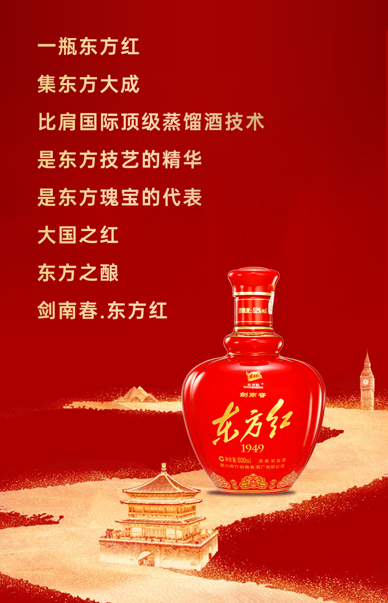 東方紅 白酒 中国 四川 1949